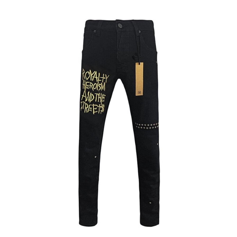 Ksubi Van Winkle 23 Jet Black Wax skinny-fit jeans limited edition pants SIZE 28